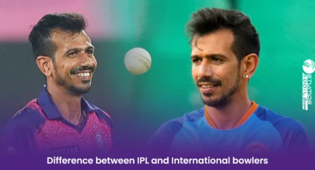 What is the difference between IPL and International bowlers?