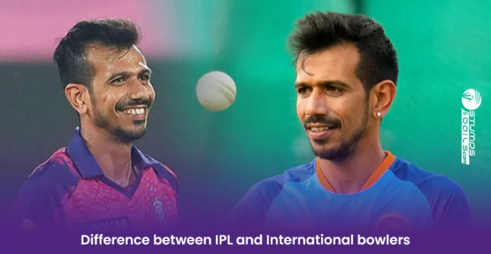 Difference between IPL and International bowlers