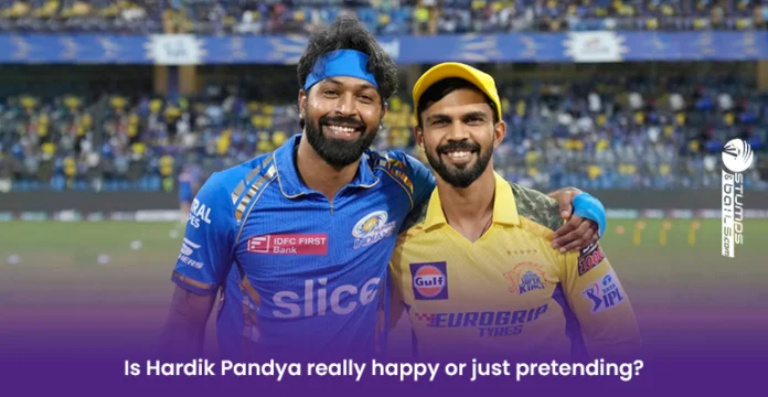 Is Hardik Pandya really happy or just pretending