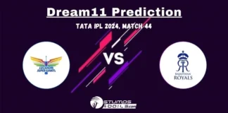 LKN vs RR Dream11 Prediction