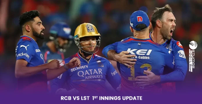 RCB vs LSG 1st innings update