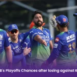RCB’s Playoffs Chances after losing against KKR 