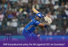 Will Suryakumar play for MI against DC on Sunday? Will Suryakumar play for MI against DC