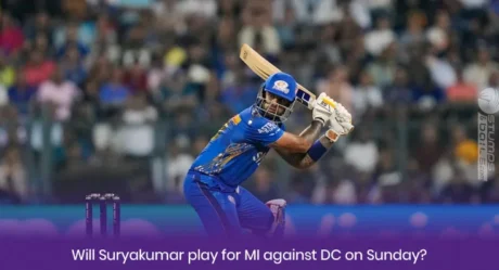 Will Suryakumar play for MI against DC on Sunday?  