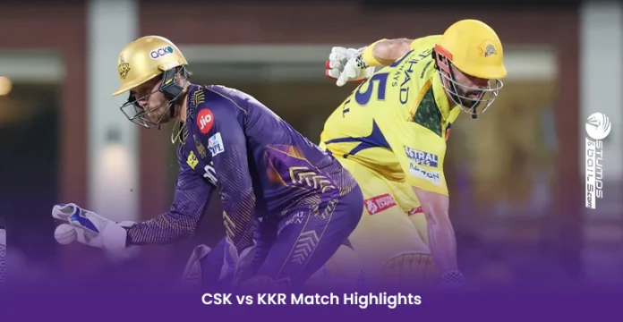 CSK vs KKR Highlights