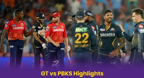 GT vs PBKS Highlights: Shashank out shines for Punjab Kings, GT takes the back seat.  