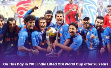 Celebrating India’s Historic Victory: On This Day in 2011, India Lifted ODI World Cup after 28 Years World Cup 2011