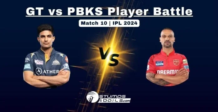 GT vs PBKS Player Battle