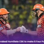 Sunrisers Hyderabad Humiliate CSK to make it Four Points in IPL 2024