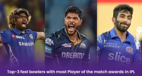 Top-3 fast bowlers with most Player of the match awards in IPL 
