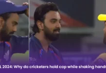 IPL 2024: Why do cricketers hold cap while shaking hands? Why cricketers hold cap while shaking hands?