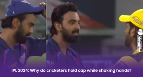 IPL 2024: Why do cricketers hold cap while shaking hands?