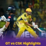 GT vs CSK Highlights: Gujarat Titans climb to eighth spot with win over Chennai Super Kings 