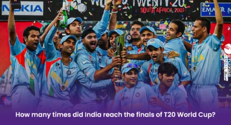 How many times did India reach the finals of T20 World Cup?  