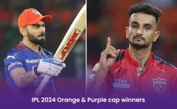 IPL 2024 Orange & Purple cap winners: Virat Kohli wins orange cap, Harshal Patel tops highest wicket takers list IPL 2024 Orange & Purple Cap Winners