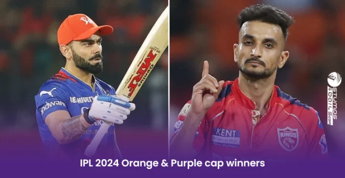IPL 2024 Orange & Purple Cap Winners