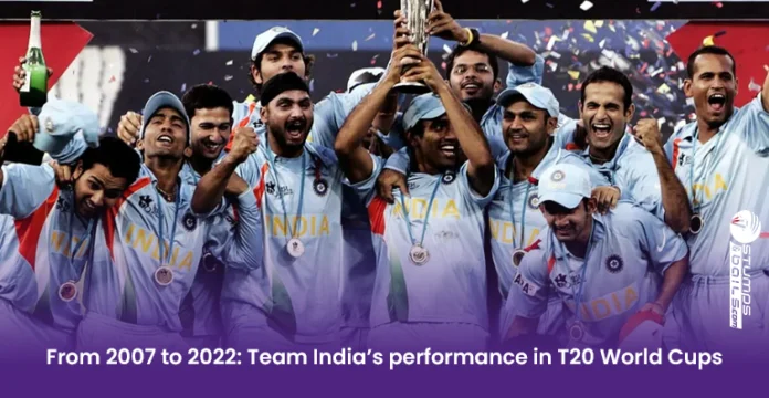 India performance in T20 World Cups