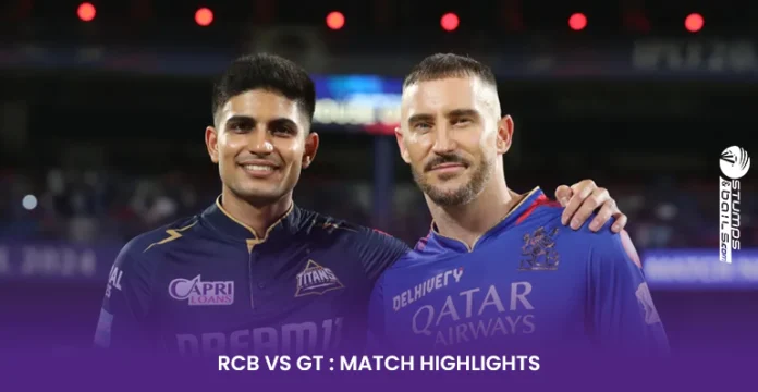 RCB vs GT Highlights