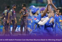 MI vs KKR Match Preview: Can Mumbai Bounce Back to Winning Ways? MI vs KKR Match Preview