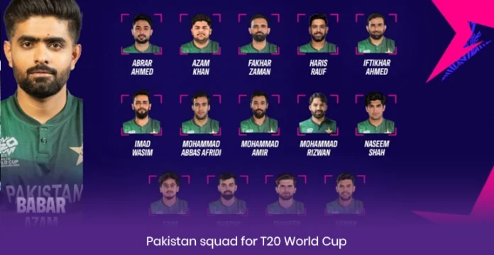 Pakistan squad for T20 World Cup 2024