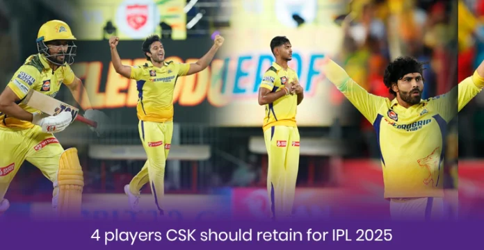 Players CSK should retain for IPL 2025