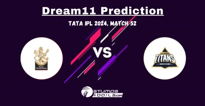 RCB vs GT Dream11 Prediction