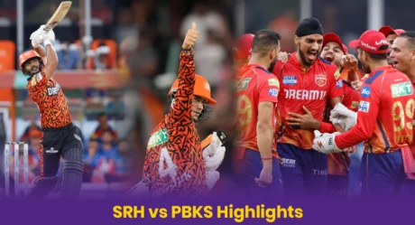 SRH vs PBKS Highlights: Hyderabad keep top-2 hopes alive with 4–wicket win over Punjab Kings 