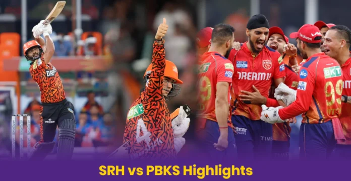 SRH vs PBKS Highlights