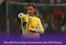 Heartbroken or Angry: Why MS Dhoni Skips Handshakes with RCB Players Why MS Dhoni Skips Handshakes