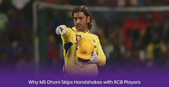 Why MS Dhoni Skips Handshakes