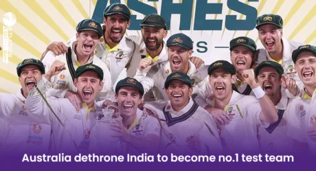 ICC Annual Rankings: Australia dethrone India to become No.1 test team