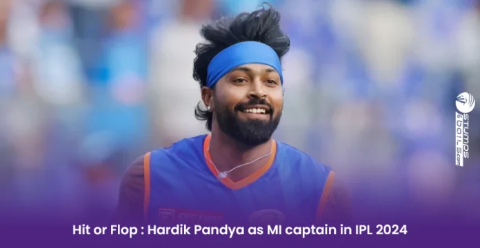 Hardik Pandya Performance as MI Captain