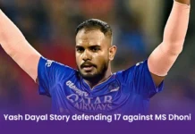 Yash Dayal Story: From Conceding 29 in Last Over to Defending 17 Against MS Dhoni Yash Dayal Story in IPL