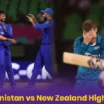 Afghanistan Yet Again Creates History by Beating New Zealand in T20 WC 2024