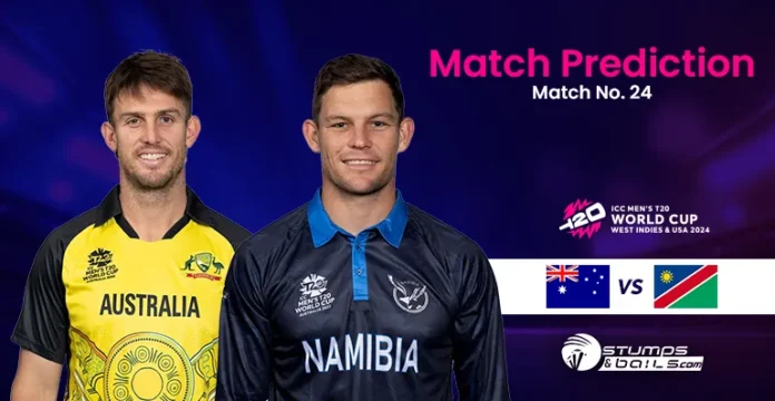 Australia vs Namibia Match Prediction