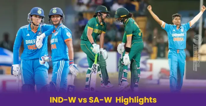 IND-W vs SA-W Highlights