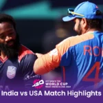 IND vs USA Highlights: India beat USA by 7 wickets, qualify for Super 8 stage  