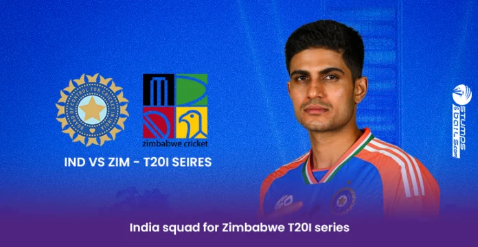 India squad for Zimbabwe T20I series