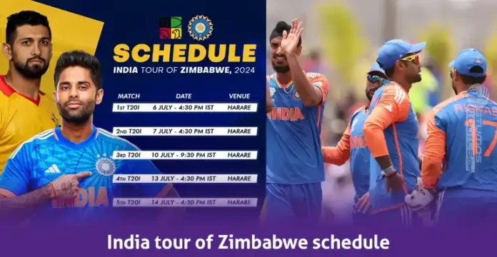 India tour of Zimbabwe Schedule 2024