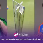 When and where to watch India vs Ireland T20 World Cup match?  