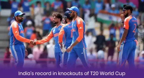 India’s record in knockouts of T20 World Cup