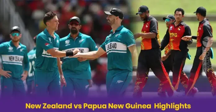 NZ vs PNG Highlights