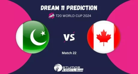 PAK vs CAN Dream11 Prediction: Pakistan vs Canada Match Preview Playing XI, Pitch Report, Injury Update, T20 World Cup 2024 Match 22 Group-A