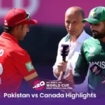 Pakistan vs Canada Highlights: Babar, Rizwan guide Pakistan to victory over Canada; end winless drought