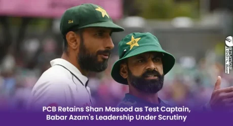 PCB Retains Shan Masood as Test Captain, Babar Azam’s Leadership Under Scrutiny