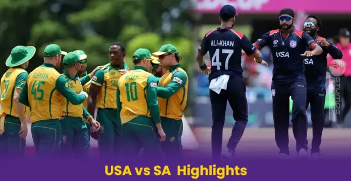 USA vs SA Match Highlights