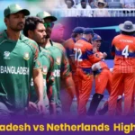 BAN vs NED Highlights: Shakib- Rishad shines clears way for Super 8,  takes over Netherlands