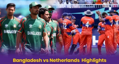 BAN vs NED Highlights: Shakib- Rishad shines clears way for Super 8,  takes over Netherlands