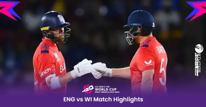 ENG vs WI Highlights