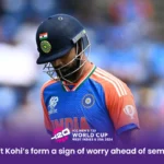 Is Virat Kohli’s form a sign of worry ahead of semifinal? 
